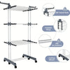 Collapsible Rolling Clothes Drying Rack