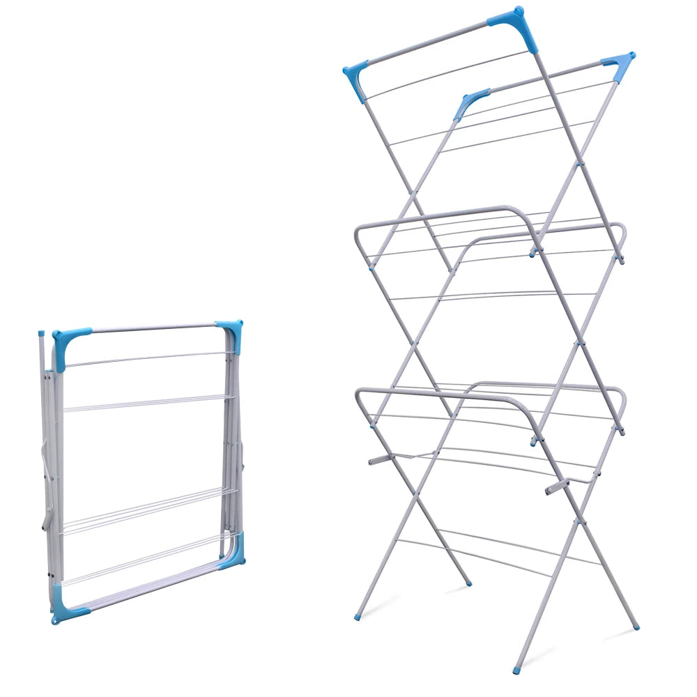 Foldable Tiered Laundry Drying Rack