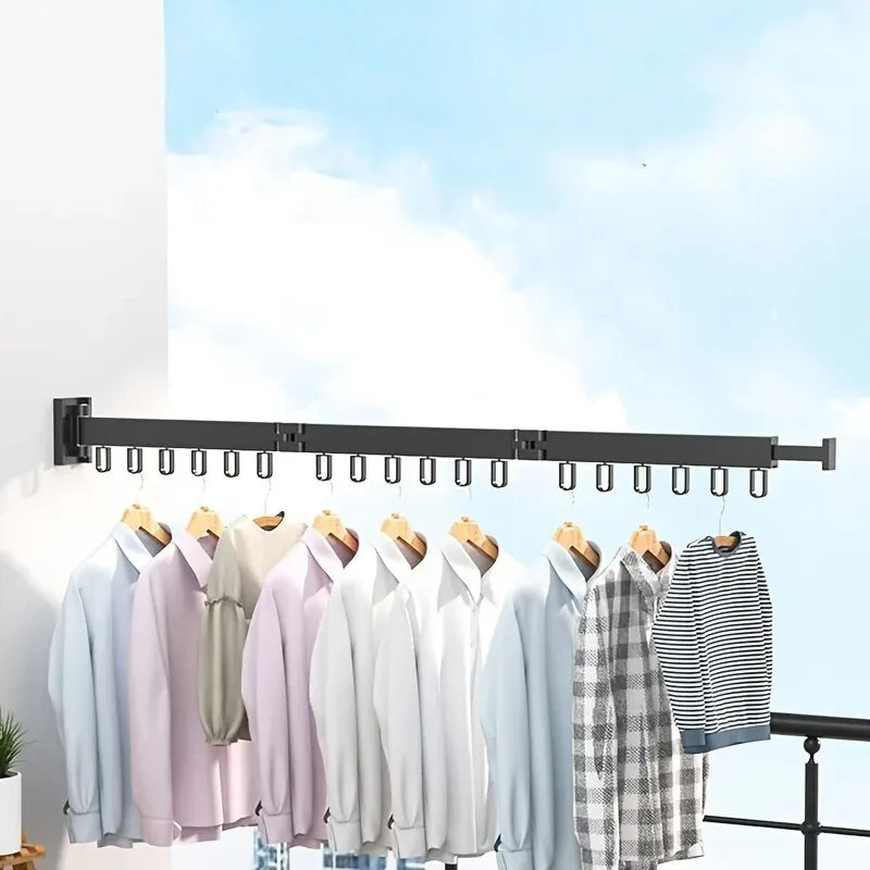 Foldable Wall Mounted Clothes Drying Rack