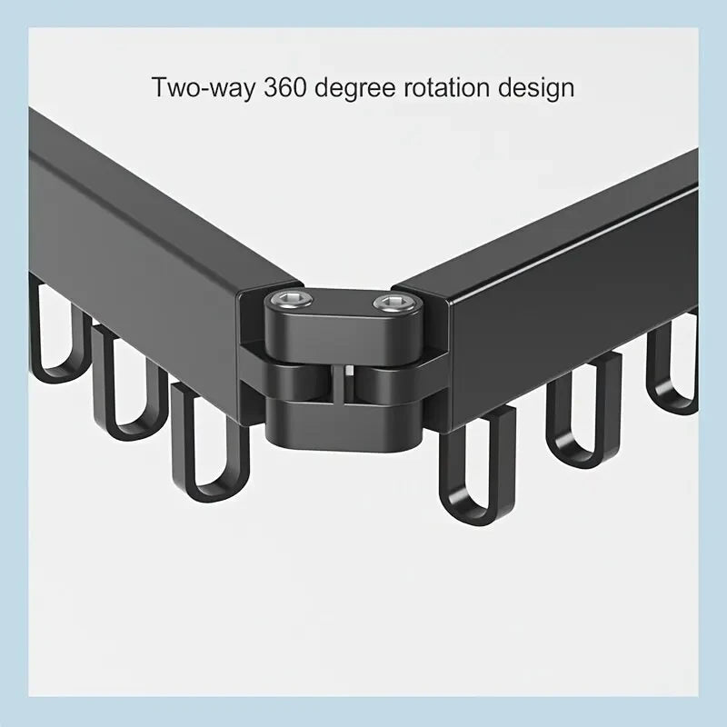 Foldable Wall Mounted Clothes Drying Rack