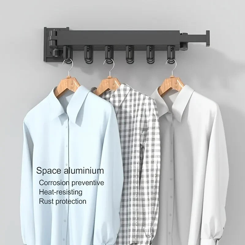 Foldable Wall Mounted Clothes Drying Rack