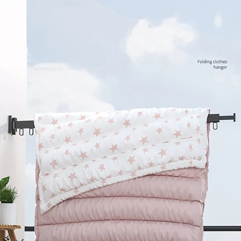 Foldable Wall Mounted Clothes Drying Rack