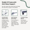 Foldable Tiered Clothes Airer