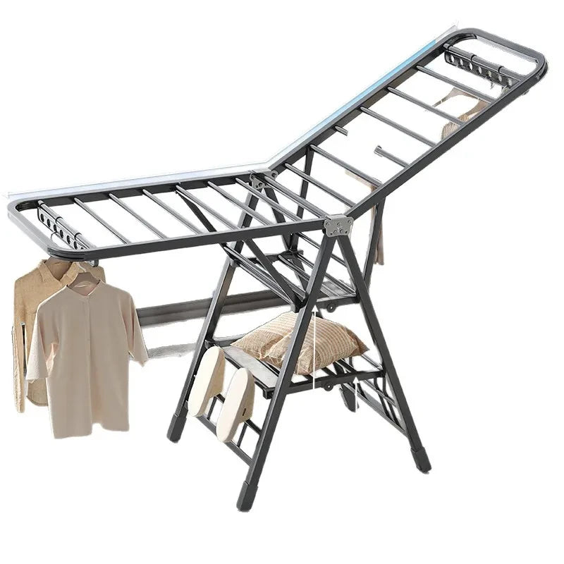Folding Carbon Steel Clothes Drying Rack
