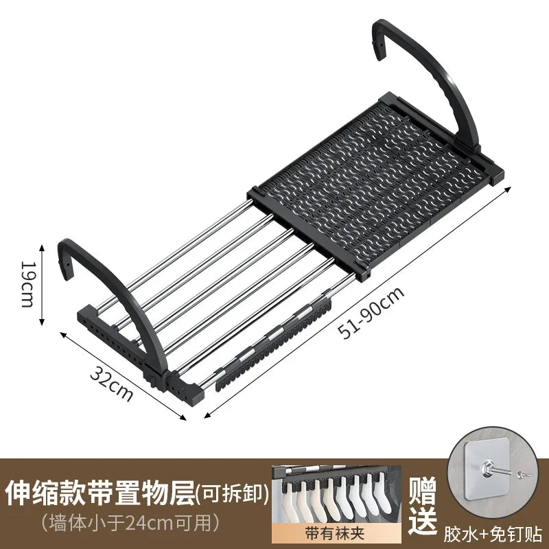 Telescopic Balcony Drying Rack