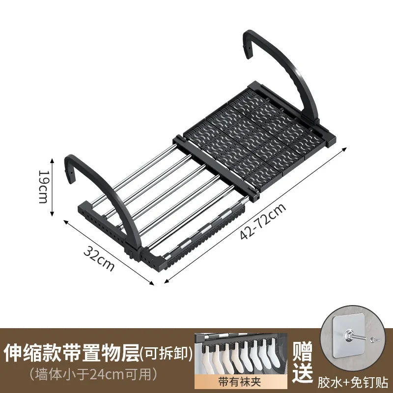 Telescopic Balcony Drying Rack