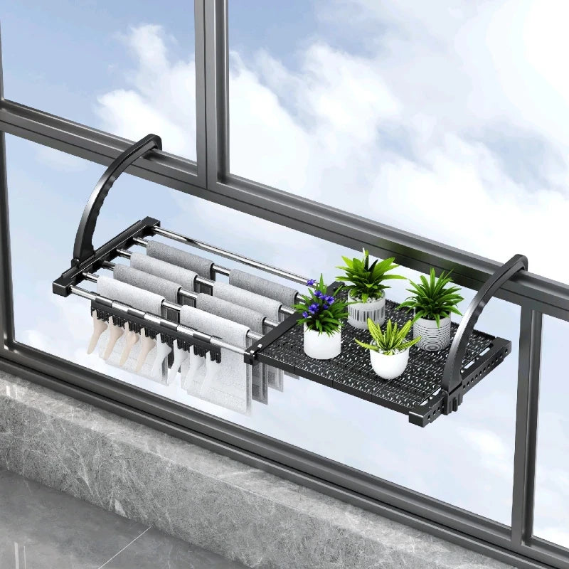 Telescopic Balcony Drying Rack