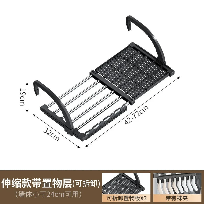 Telescopic Balcony Drying Rack