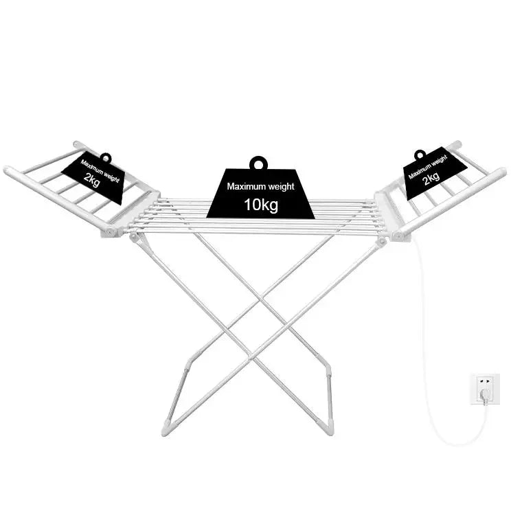 Foldable Heated Electric Clothes Drying Rack