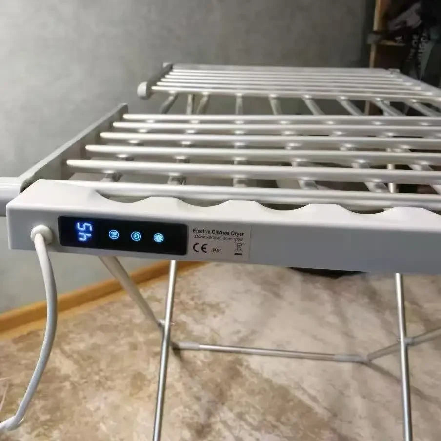 Foldable Heated Electric Clothes Drying Rack