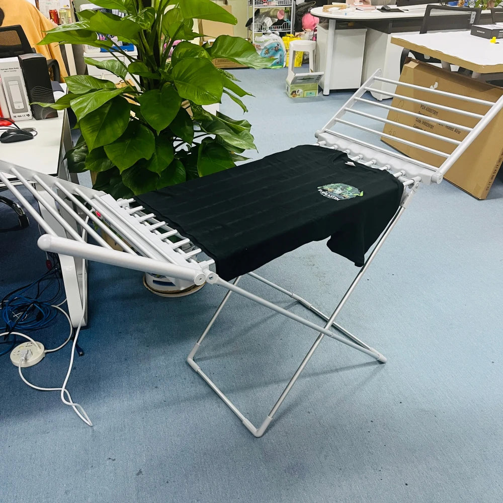 Foldable Heated Electric Clothes Drying Rack