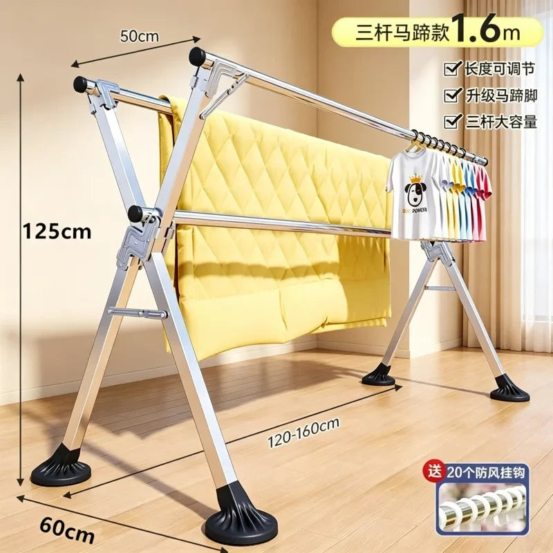 Adjustable Folding Laundry Drying Rack