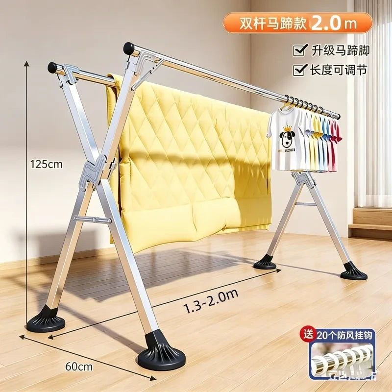 Adjustable Folding Laundry Drying Rack
