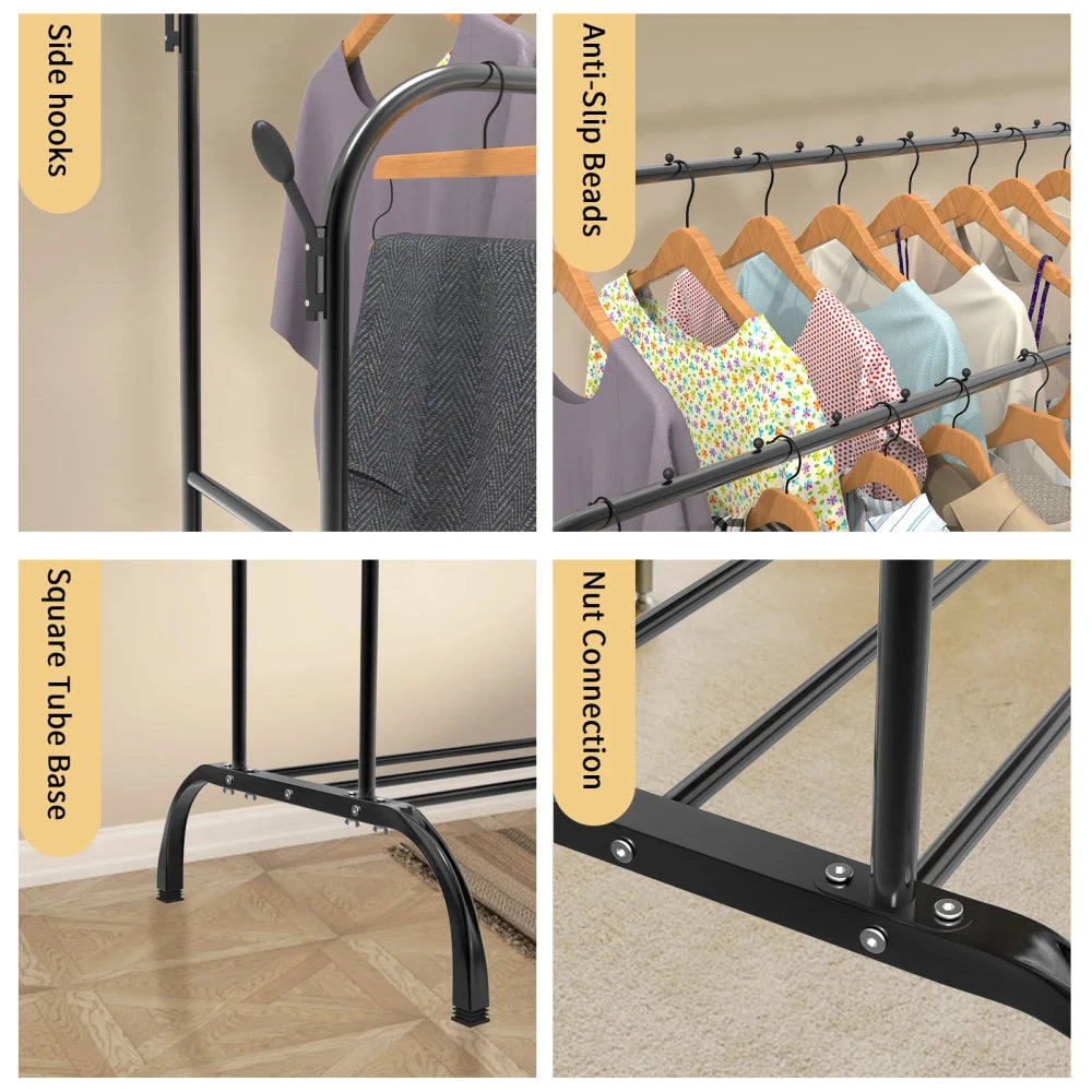 Metal Heavy Duty Clothes Rack