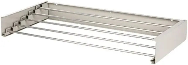 Groundlevel Energy Saving Wall Mounted Clothes Drying Airer, Sleek White