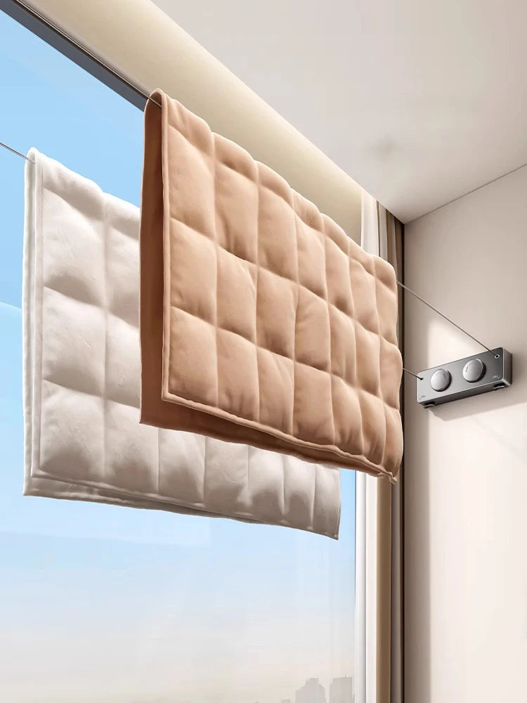 Retractable Clothesline Collection Laundry Extendable Wall Clothesline Clothes Hanger Retractable Clothes Horse Drying Rack Line